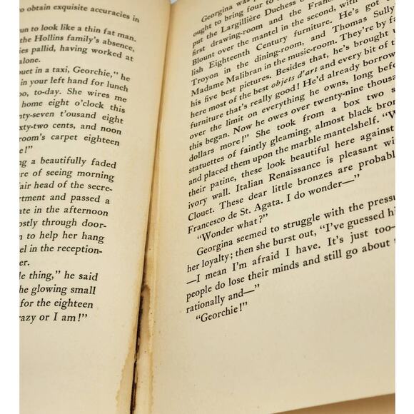 Rumbin Galleries By Booth Tarkington Vintage Romantic Novel Book 1937 - Picture 10 of 16